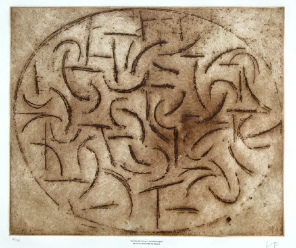 Engraving Pasmore - Turning and turning