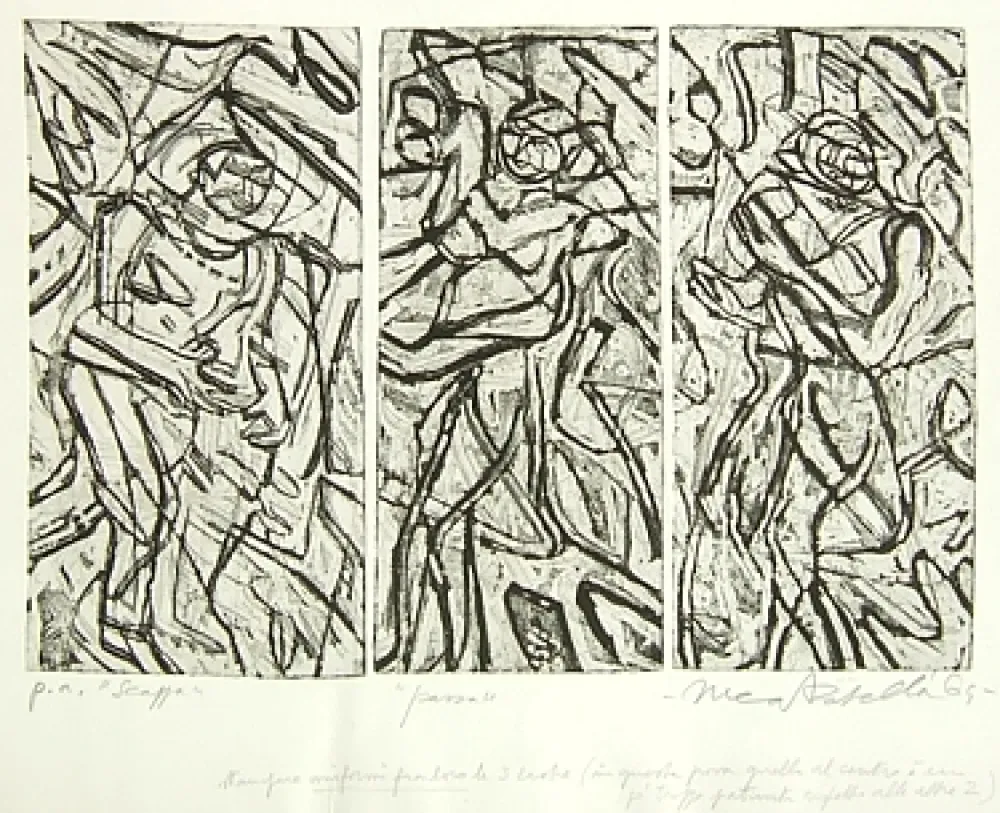 Etching And Aquatint Patella - Senza titolo