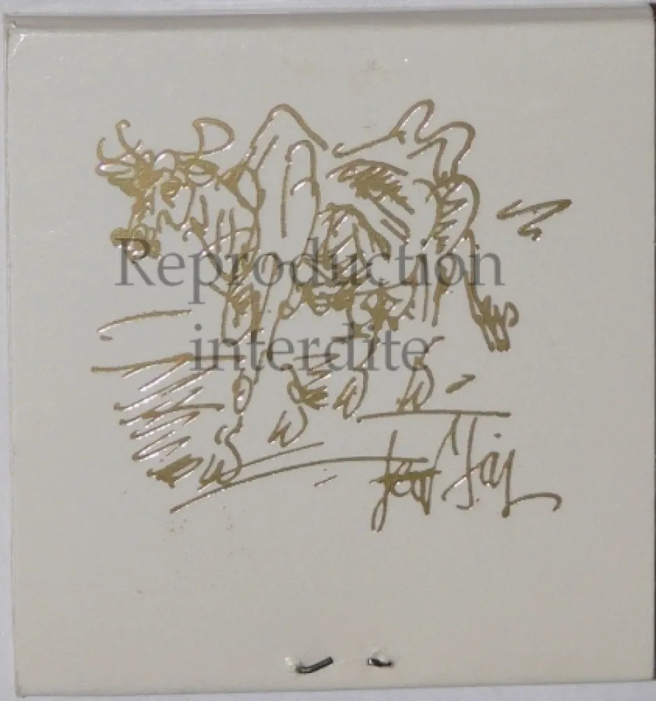 Screenprint Paul  - Allumettes personnelle de Gen Paul / Personal smatch boxes of Gen Paul