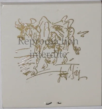 Screenprint Paul  - Allumettes personnelle de Gen Paul / Personal smatch boxes of Gen Paul