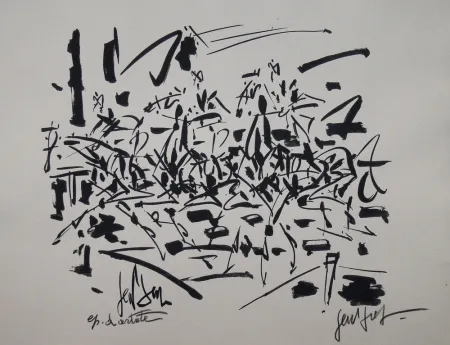 Lithograph Paul  -  COURSE DE CHEVAUX / RACING HORSES - Lithographie Originale / Original Lithography