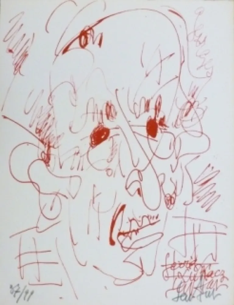 Lithograph Paul  - Georges Lukacz