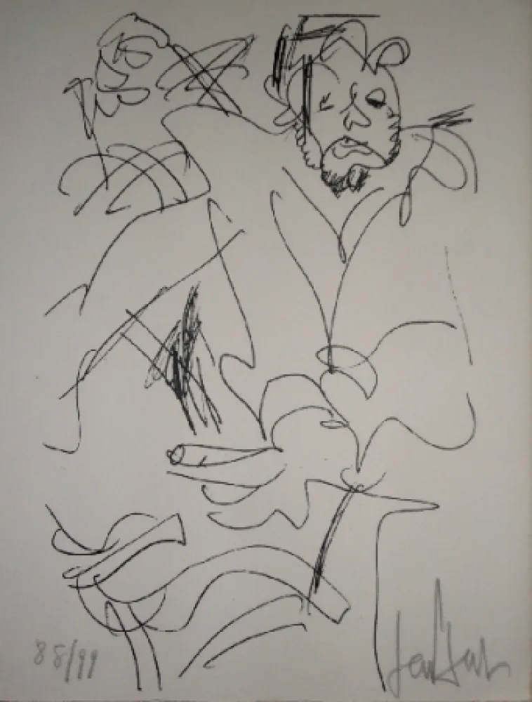 Lithograph Paul  - Le spectateur