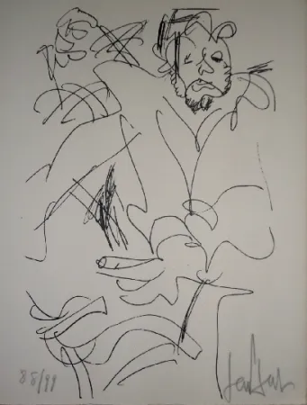 Lithograph Paul  - Le spectateur