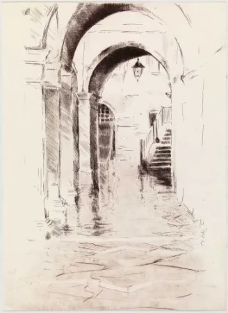 Etching Paul P - Pòrtic