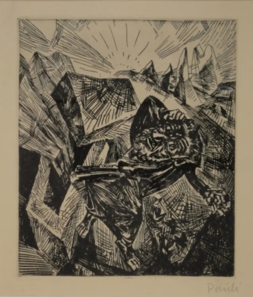 Engraving Pauli - Rastloser Wanderer