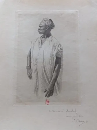 Etching And Aquatint Payrau - Africain