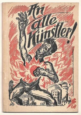 Illustrated Book Pechstein - An alle Künstler! (To all the artists!) 