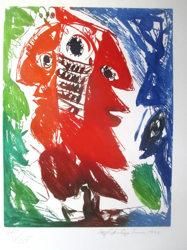 Etching And Aquatint Pedersen - Alice in Wonderland 1
