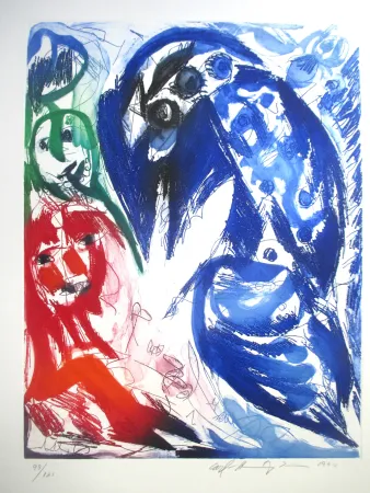 Etching And Aquatint Pedersen - Alice in Wonderland 5