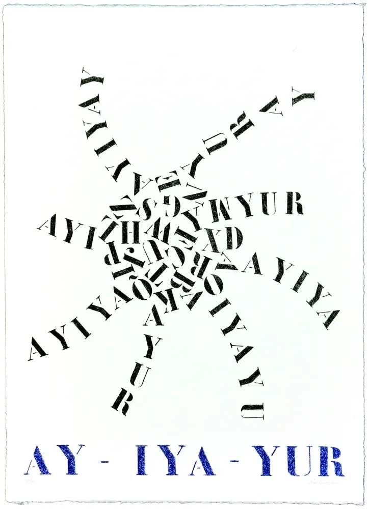 Lithograph Pedersen - Aye