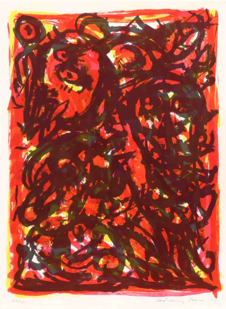 Lithograph Pedersen - Composition