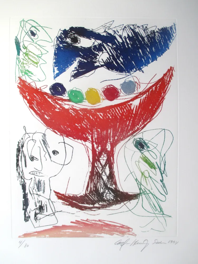 Etching And Aquatint Pedersen - Le plus beau cadeau