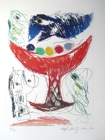 Etching And Aquatint Pedersen - Le plus beau cadeau