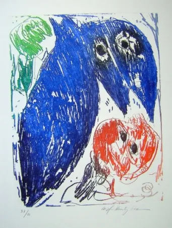 Aquatint Pedersen - L'Ile d'elle VI