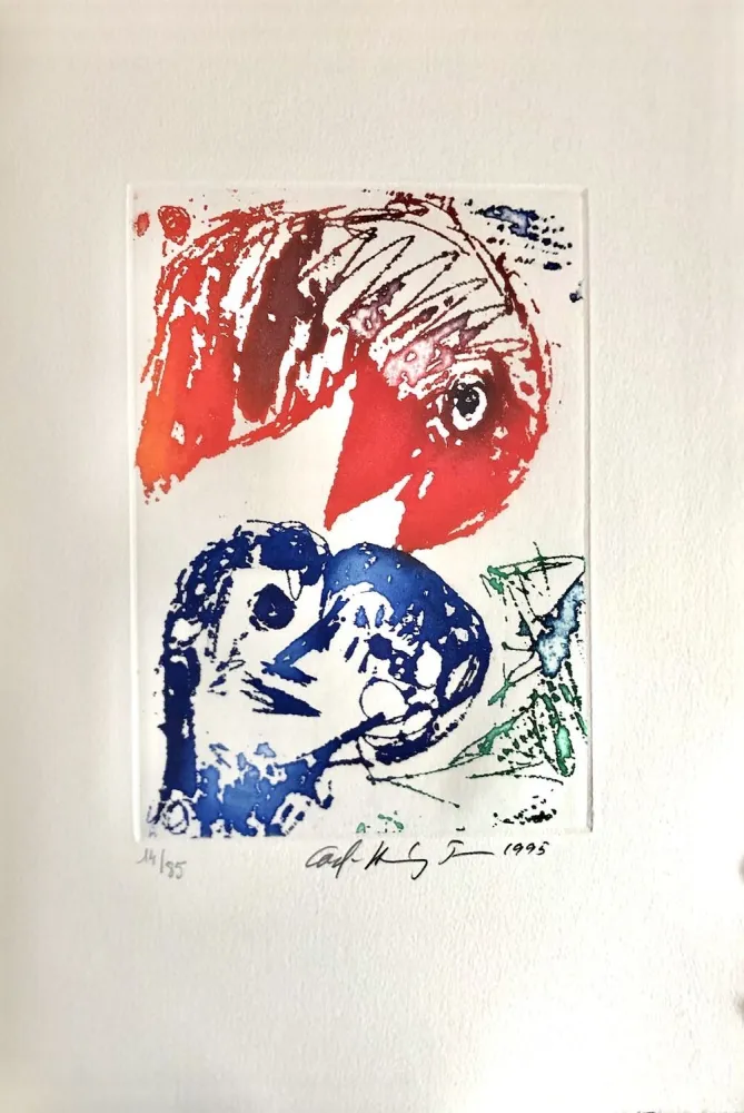 Engraving Pedersen - Quatre chansons pour un château de Puisaye