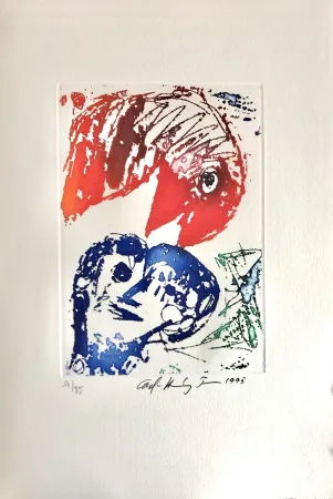 Engraving Pedersen - Quatre chansons pour un château de Puisaye