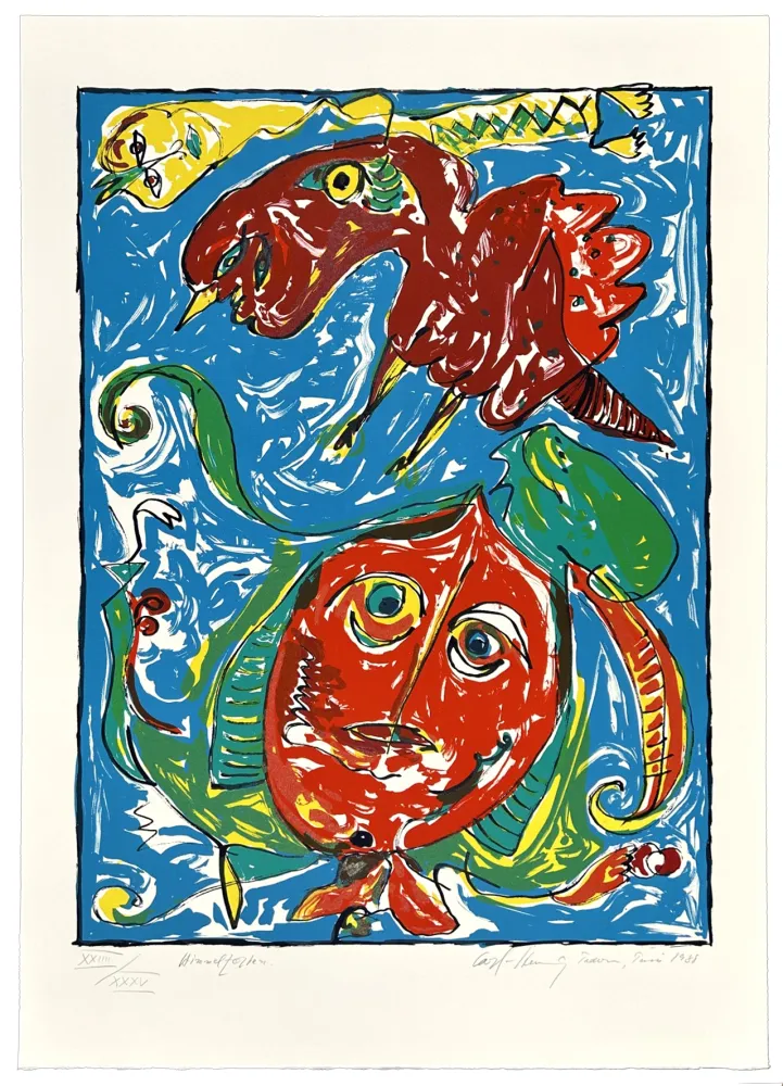 Lithograph Pedersen - Sans titre