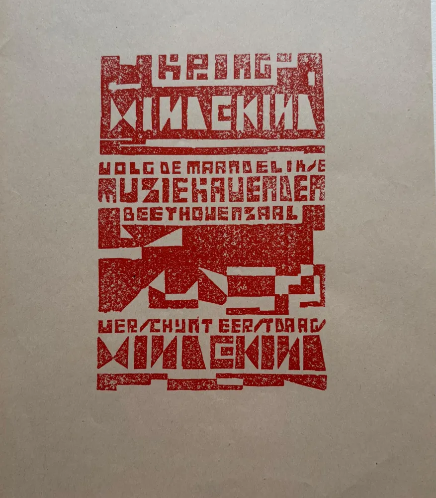 Linocut Peeters - Kring Windekind