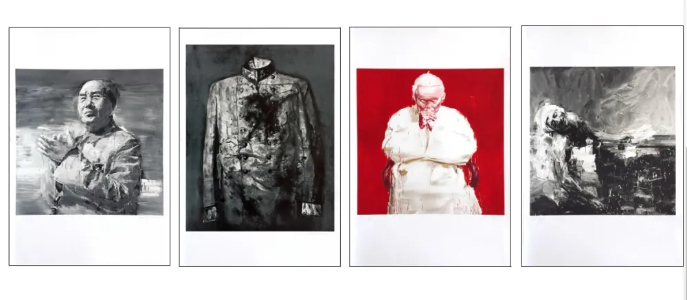 Lithograph Pei-Ming - Icone