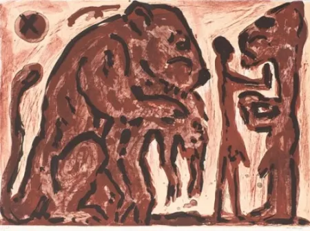 Lithograph Penck - Erinnerung unbekannt