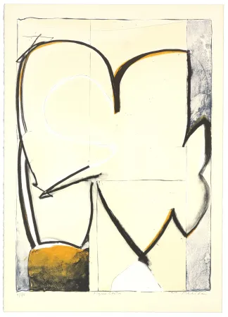 Lithograph Péneau - Figure cactus