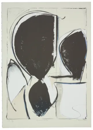 Lithograph Péneau - Homme cactus