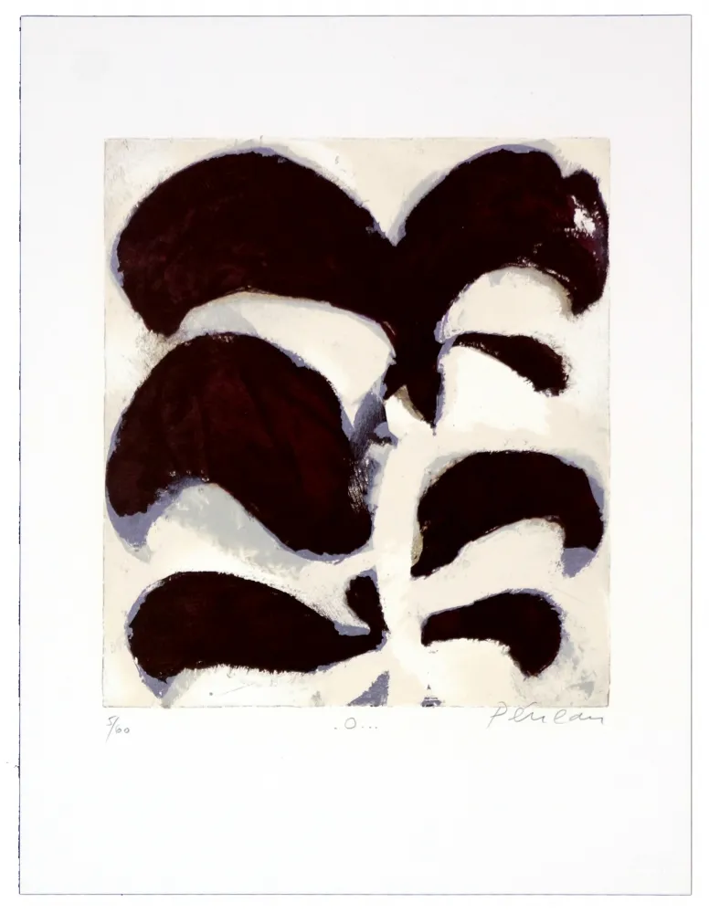 Lithograph Péneau - O