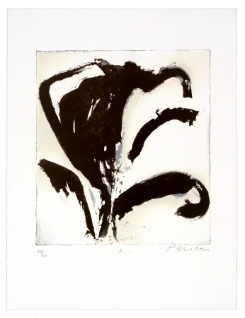 Lithograph Péneau - R