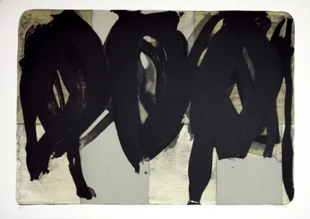 Lithograph Péneau - Rolling Head