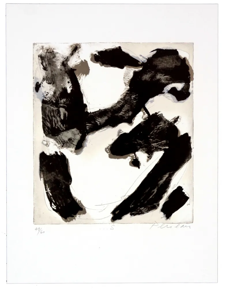 Lithograph Péneau - S