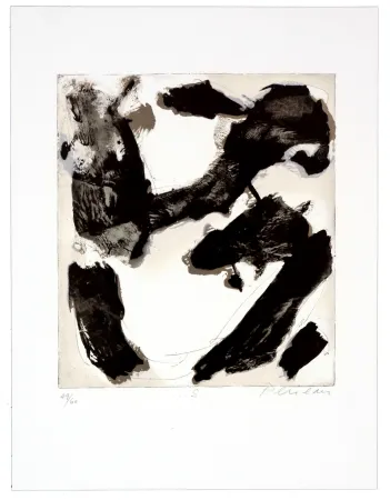 Lithograph Péneau - S