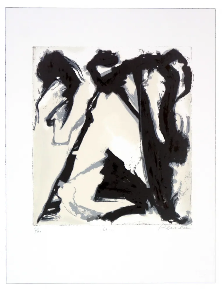 Lithograph Péneau - U