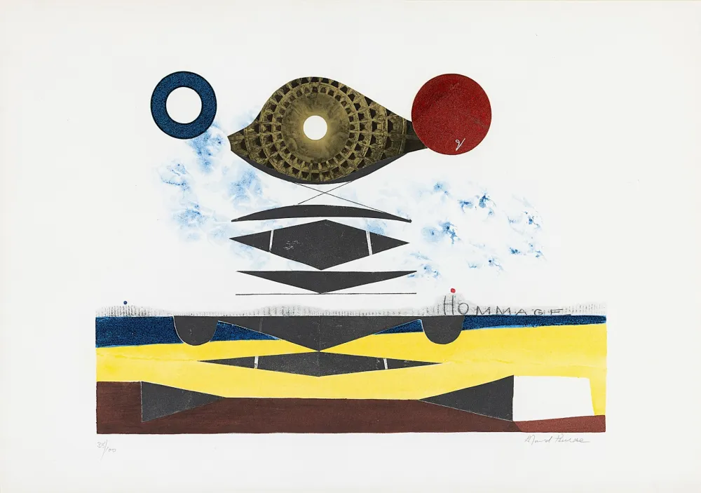 Lithograph Penrose - Hommage (a Man Ray)