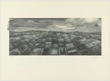 Lithograph Perejaume - A.L.Barcelona 2000