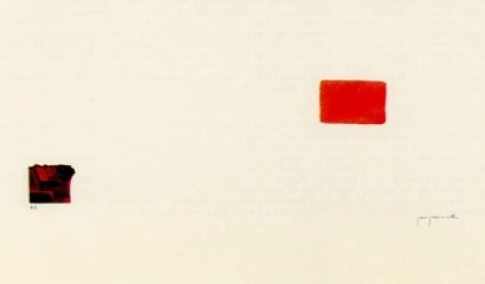 Lithograph Perejaume - El bosc a casa-3