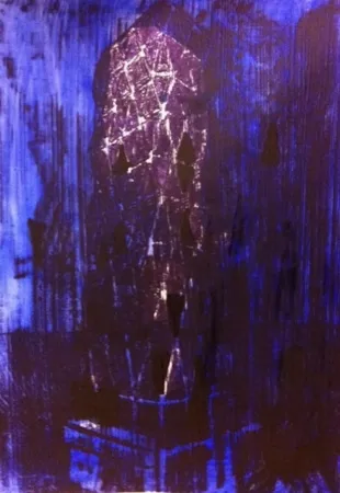 Lithograph Perez  - Hearst Tower, New York