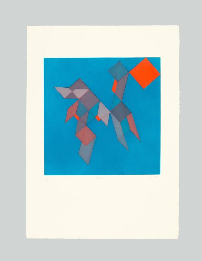 Etching And Aquatint Perilli - Bludra