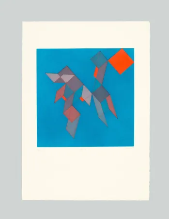 Etching And Aquatint Perilli - Bludra