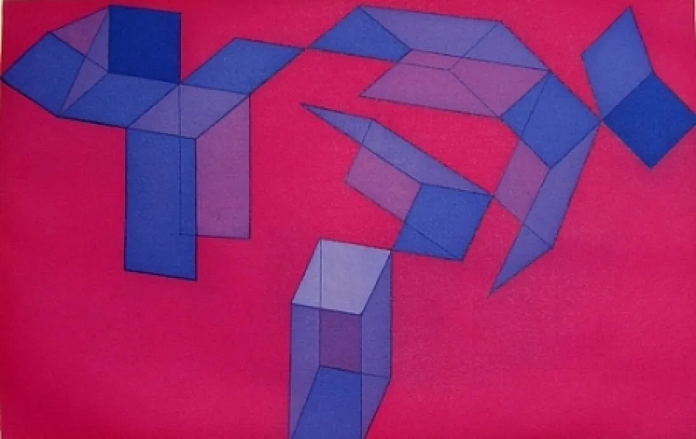 Etching And Aquatint Perilli - Ditirambo