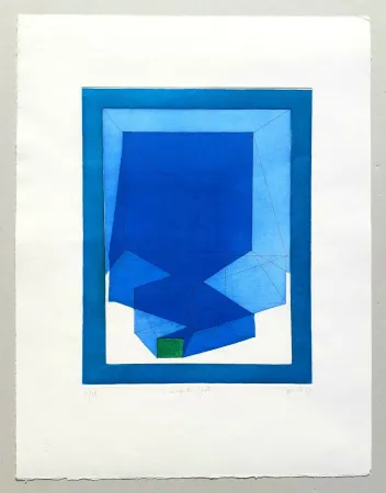 Aquatint Perilli - Il computer ignoto