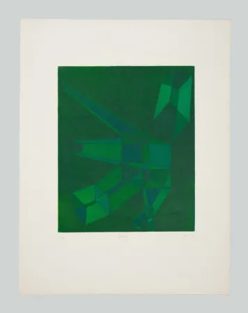 Etching And Aquatint Perilli - Pirula