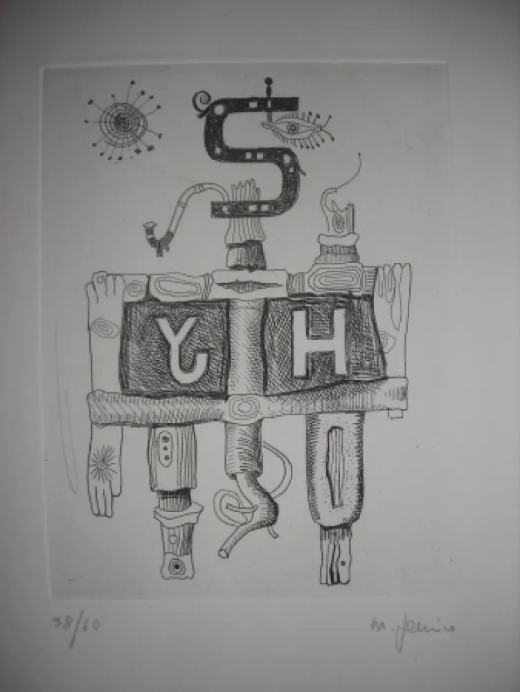 Engraving Persico - The international avant garde 2