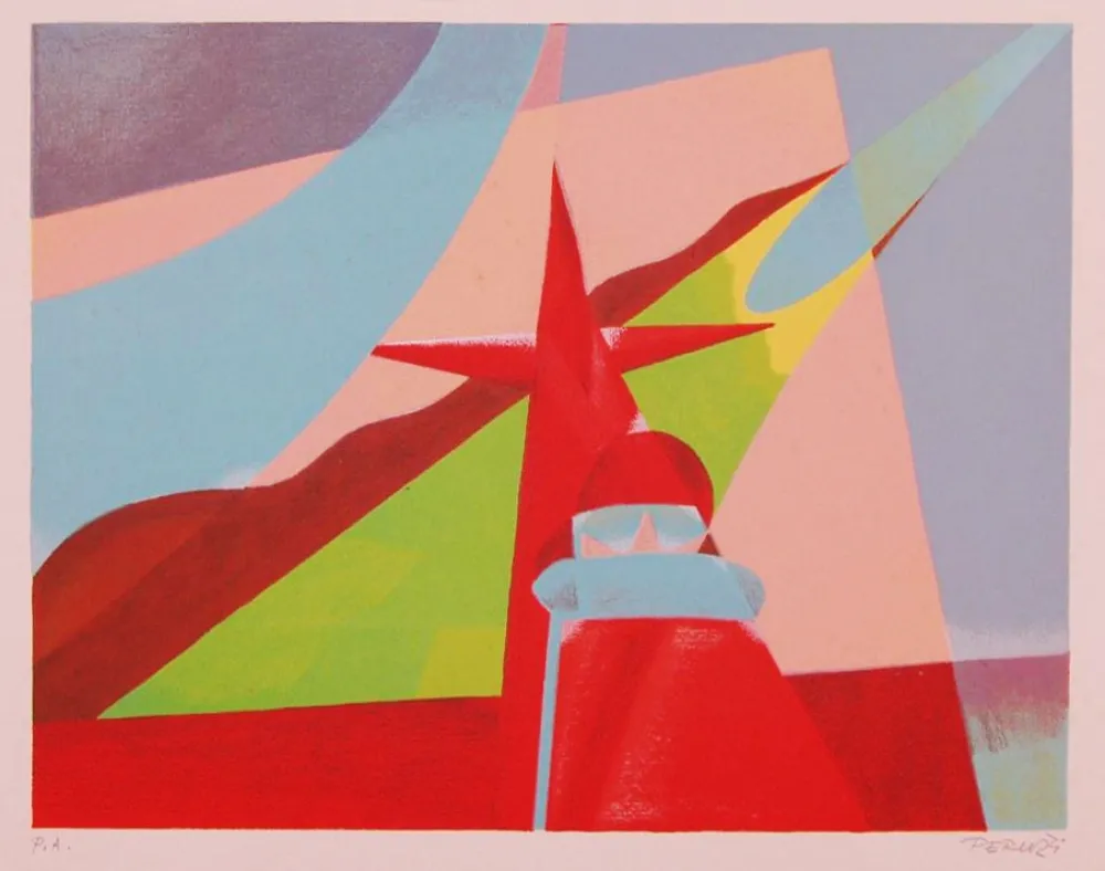 Lithograph Peruzzi - SENZA TITOLO