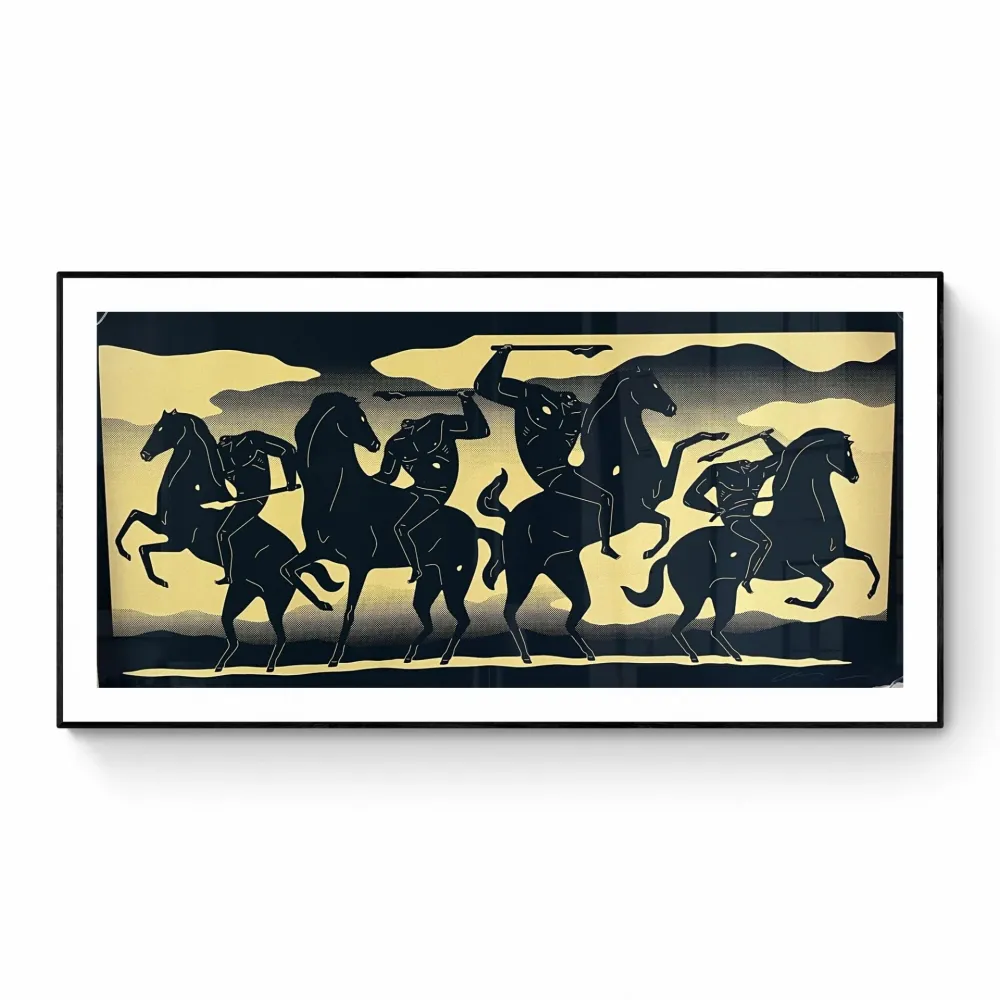 Screenprint Peterson - THE FOUR HORSEMAN (Gold)