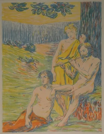 Lithograph Petitjean - Dekorativer Entwurf