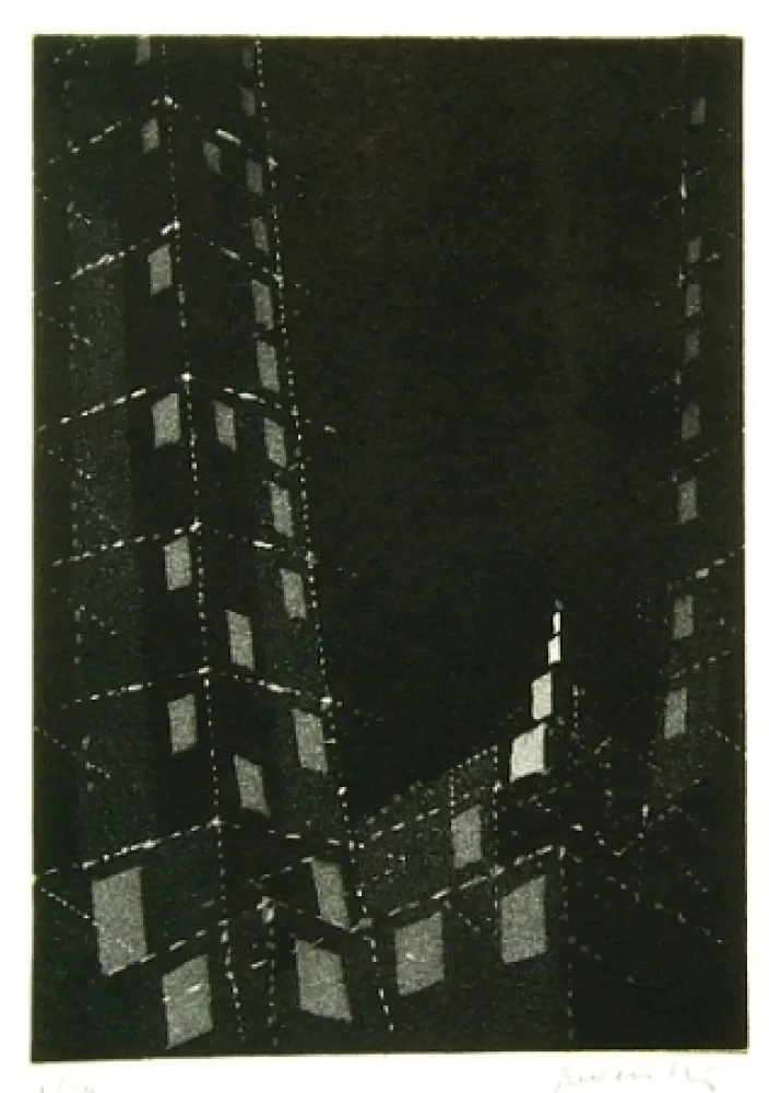 Aquatint Peverelli - Senza titolo