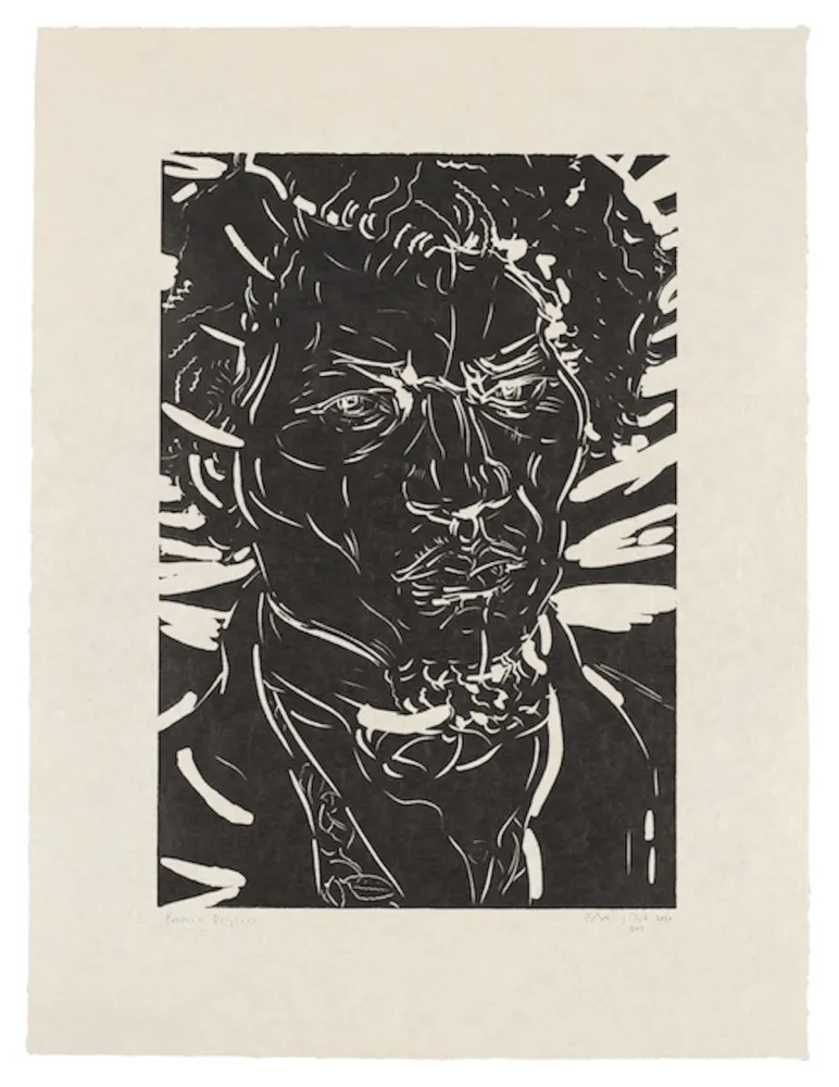 Linocut Peyton - Frederick Douglass