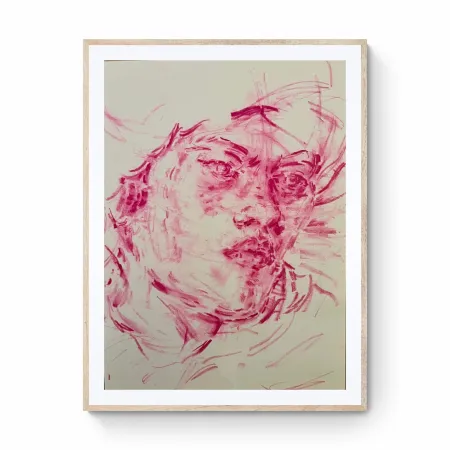 Screenprint Peyton - Mai (Afterlife) after Sir Joshua Reynolds' Portrait of Mai (Omai) 