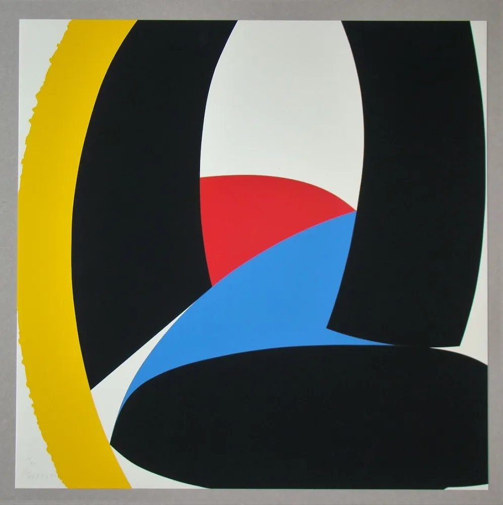 Screenprint Pfahler - Konkrete Komposition 93